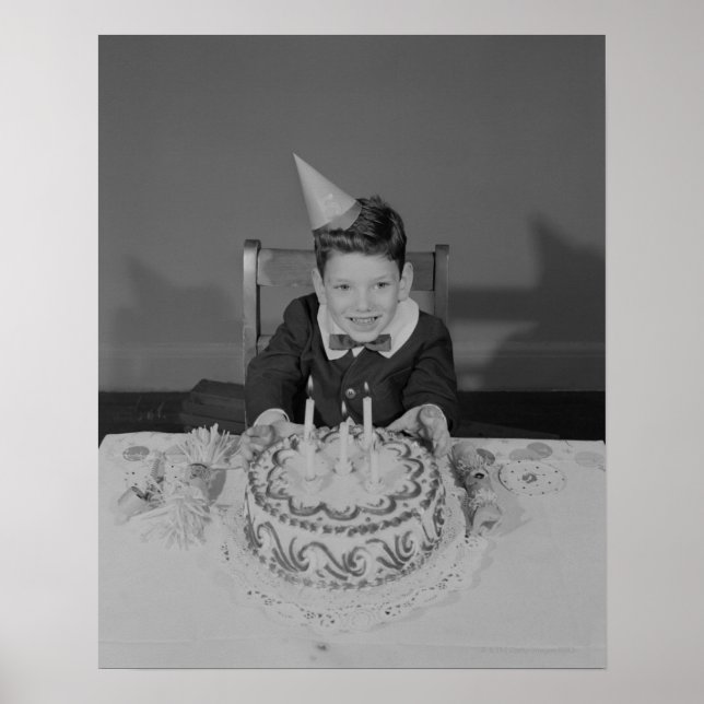 Birthday Cake Poster (Front)
