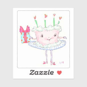 Birthday Cake Sticker