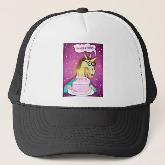 Birthday Cake Unicorn Trucker Hat