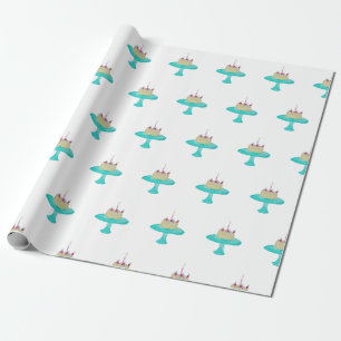Birthday Cake Wrapping Paper