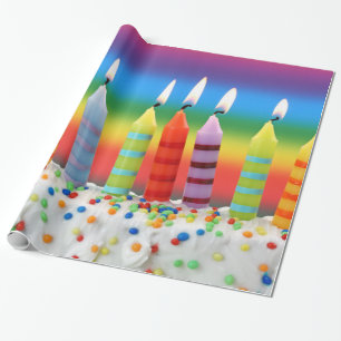 Birthday Cake Wrapping Paper
