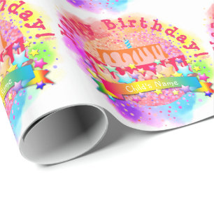 Birthday Cake Wrapping Paper - HAMbWG