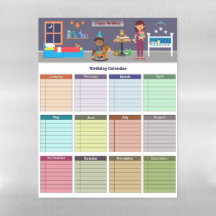 Birthday Calendar
