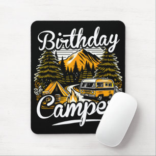 Birthday Camper Camping Camper Lover Mouse Mat