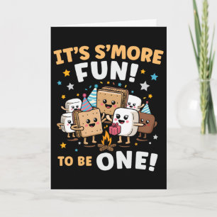 Birthday Campfire Marshmallow It's S'more Fun Bein Card