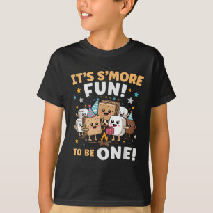 Birthday Campfire Marshmallow Its Smore Fun Being T-Shirt