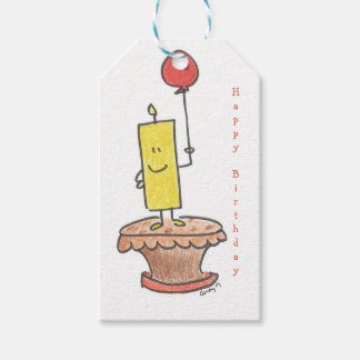 Birthday Candle Gift Tags