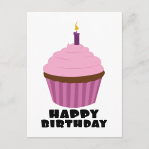 Birthday Candle Postcard