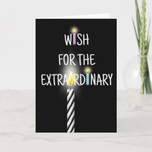 Birthday Candle Wishes Card