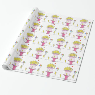 Birthday Candle Wrapping Paper