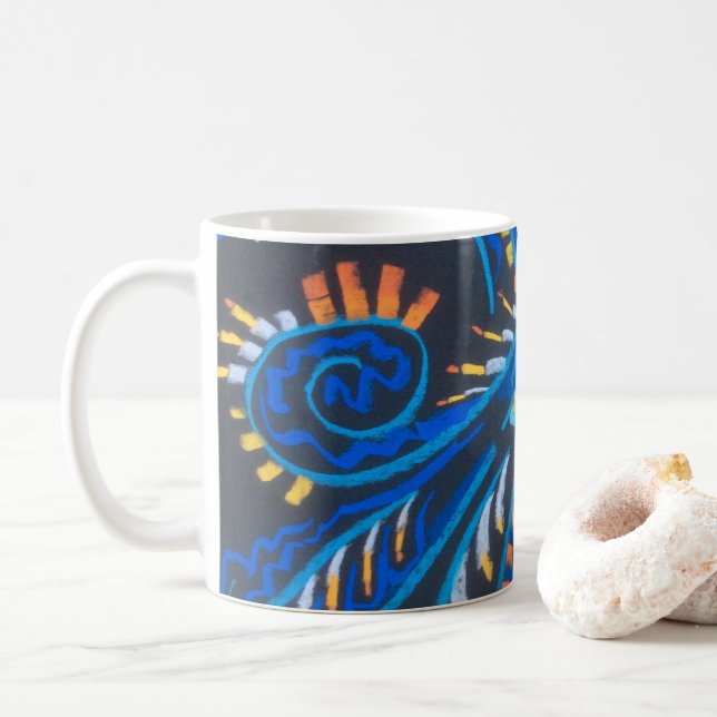 Birthday Candles 2 Mug (With Donut)