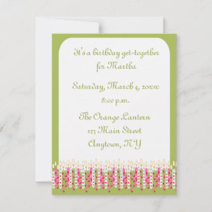 Birthday Candles Invitation