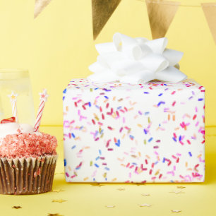 Birthday Candy Sprinkles Wrapping Paper