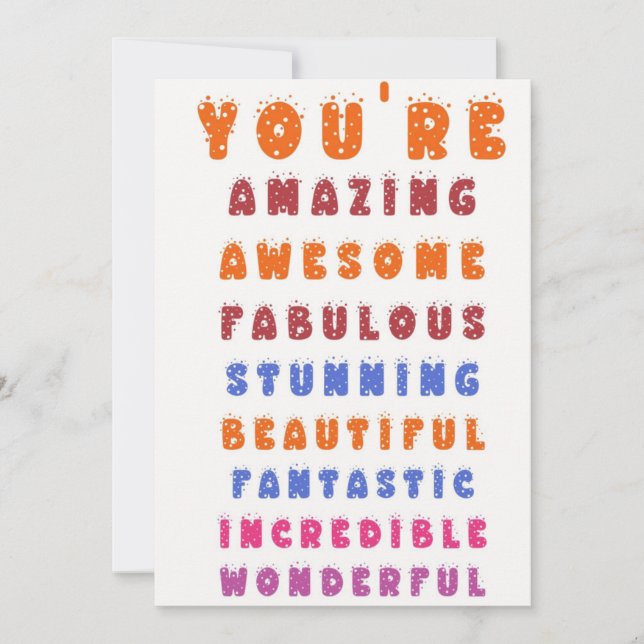 Birthday card (Front)