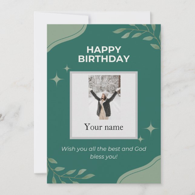 Birthday card (Front)