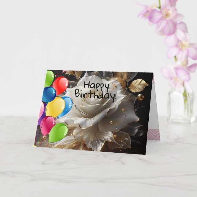 Birthday  card (Orchid)