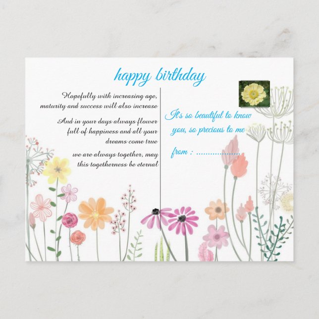 birthday card (Back)