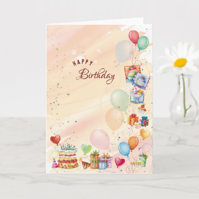 Birthday Card (Small Plant)