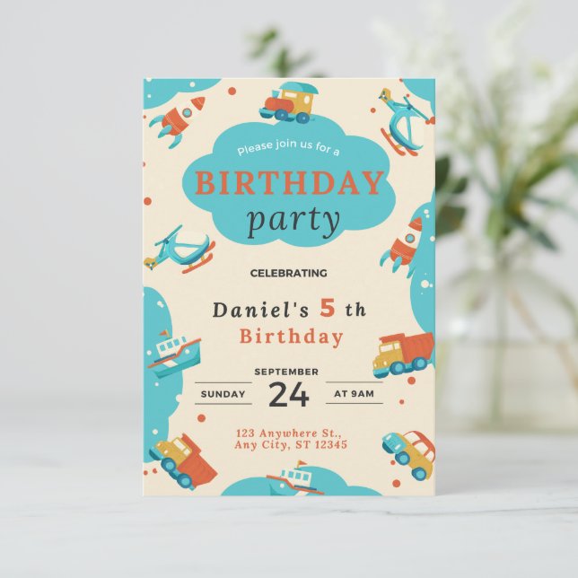 Birthday card (Standing Front)