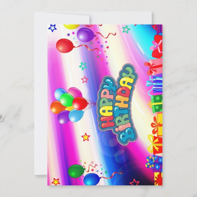 Birthday Card  (Front)