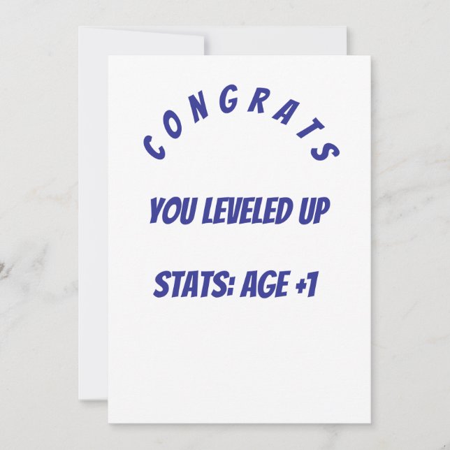 Birthday card (Front)