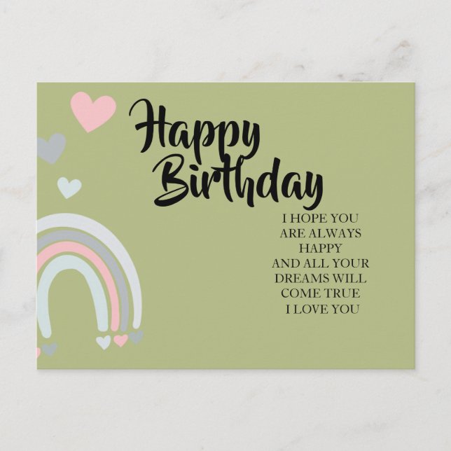 Birthday Card (Front)