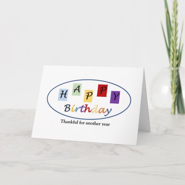 Birthday Card (Front)