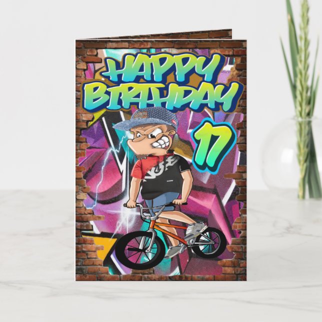 Birthday card 17th (Front)
