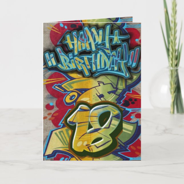 Birthday card 18 (Front)