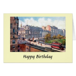 Birthday Card - Aberdeen, Scotland