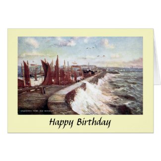 Birthday Card - Arbroath, Scotland