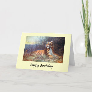 Birthday Card - Bengal Tiger