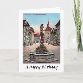 Birthday Card - Bern, Switzerland