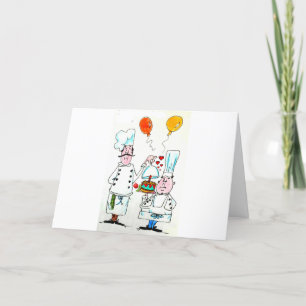 BIRTHDAY CARD - CAKE FROM IRON CHEFS