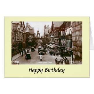 Birthday Card - Chester, Cheshire, England