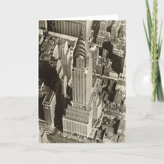 Birthday Card, Chrysler Building, NYC Card