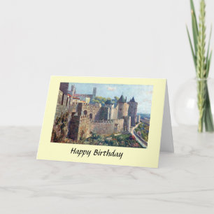 Birthday Card - Cité de Carcassonne, France