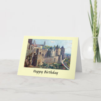 Birthday Card - Cité de Carcassonne, France