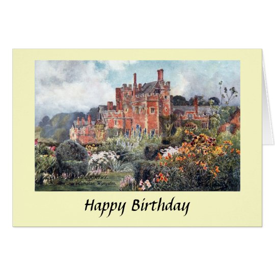Birthday Card - Compton Wynyates, Warwickshire