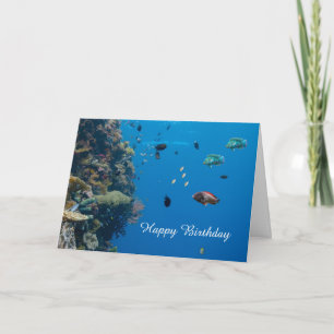 Birthday Card Coral Reef