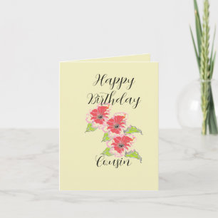 Birthday Card : Cousin