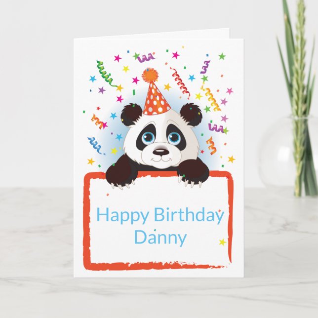 Birthday Card Custom Name (Front)