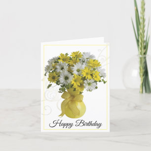 Birthday Card-Daisies Card