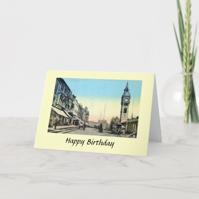 Birthday Card - Darlington, County Durham (Front)