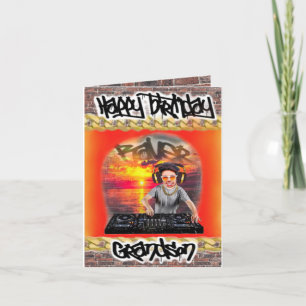Birthday card DJ