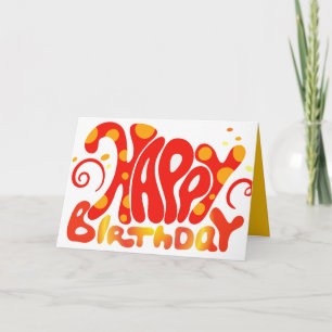Birthday Card - Dotty