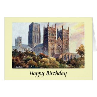 Birthday Card - Durham Cathedral