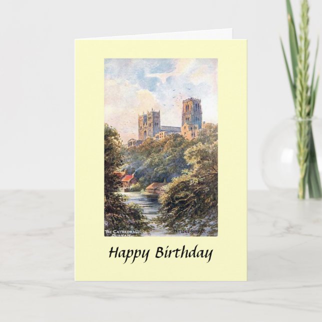 Birthday Card - Durham Cathedral (Front)
