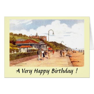 Birthday Card - Felixstowe, Suffolk