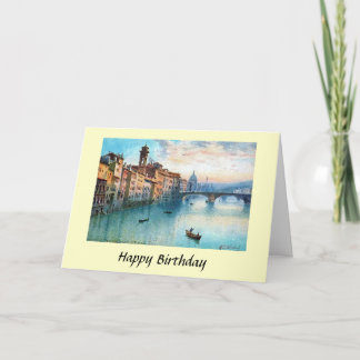 Birthday Card - Florence, Italy